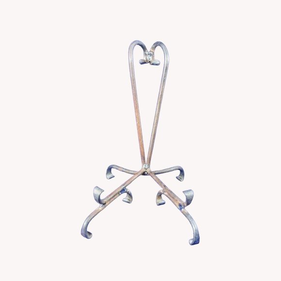 Cast Iron Skillet Art with Easel Hand Painted Fruit Design Decoration Only - Picture 6 of 10